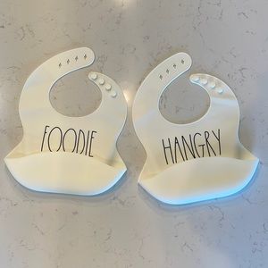 Foodie + Hangry Rae Dunn Baby Bibs